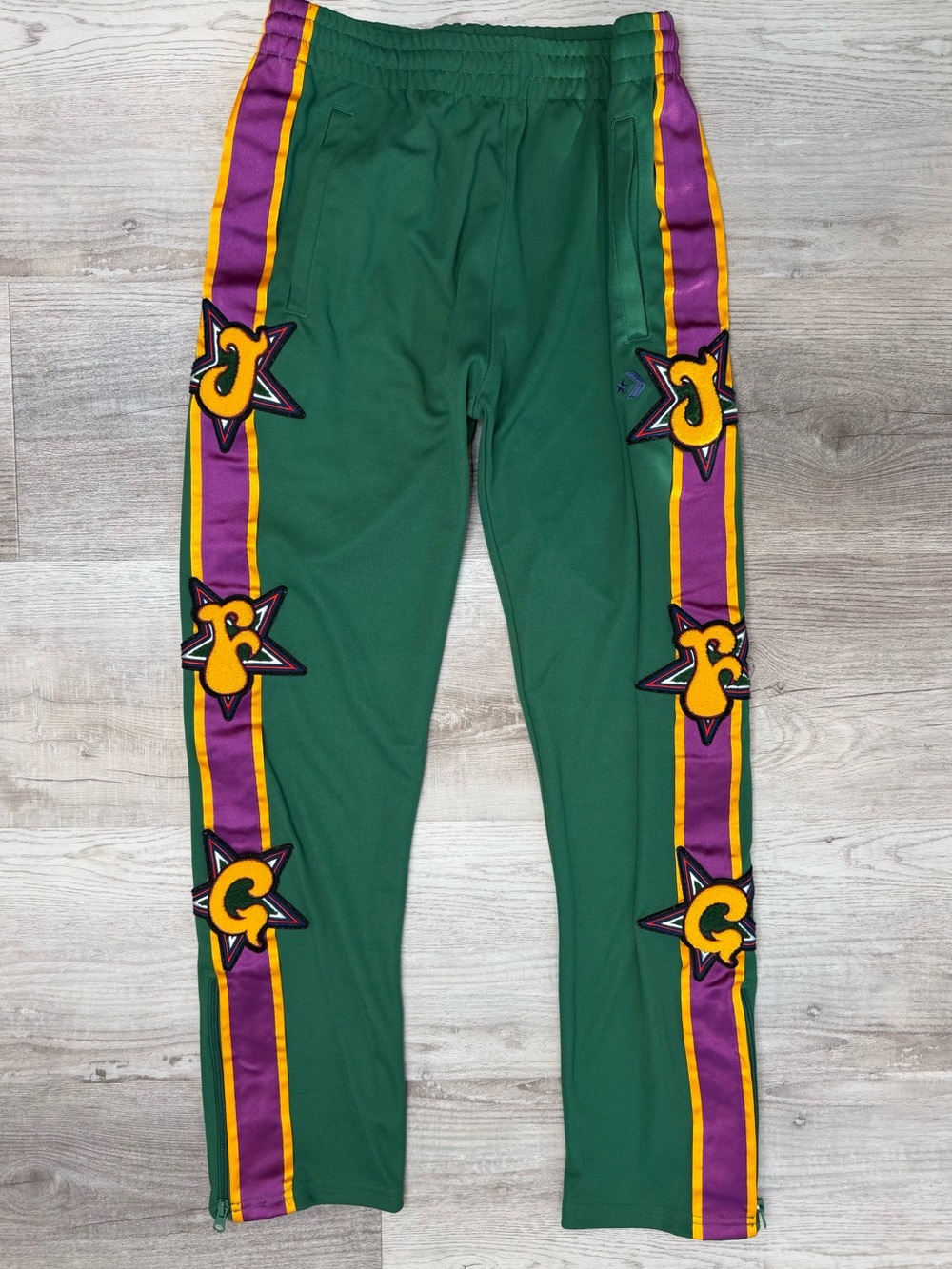 Converse X Joe Freshgoods Evergreen Retro Track Pant Mens size XS Green